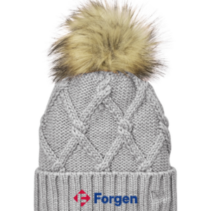 Faux Fur Pom Beanie - Image 5