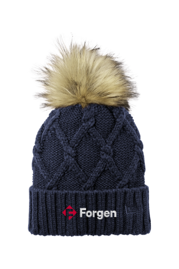 Faux Fur Pom Beanie