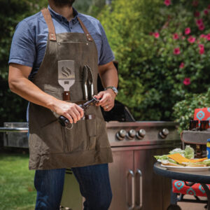 BBQ Apron with Tools & Bottle Opener - Image 3